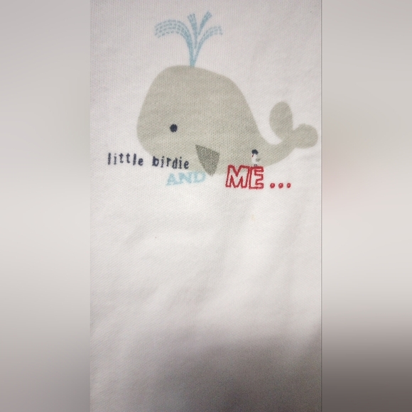 NWT Babaluno baby boys 3-6m button up footie set with beanie - Picture 3 of 10